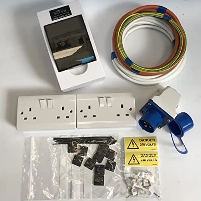 Image of TEW 240V Mains Electric Hook Up Installation Kit Campervan Motorhome Conversion 2