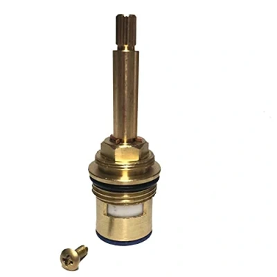Image of Tap Magician Replacement Ceramic BSP 3/4&quot; On Off Flow Control Cartridge Valve Long Tall Stem Shower 84mm height (Anti clockwise to Open)