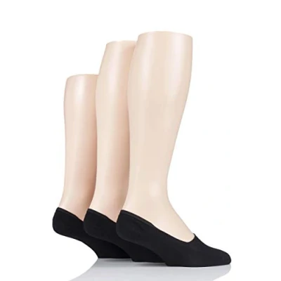 Image of 3 Pair Black Fine Bamboo Liners Men&#039;s 7 11 Mens SOCKSHOP