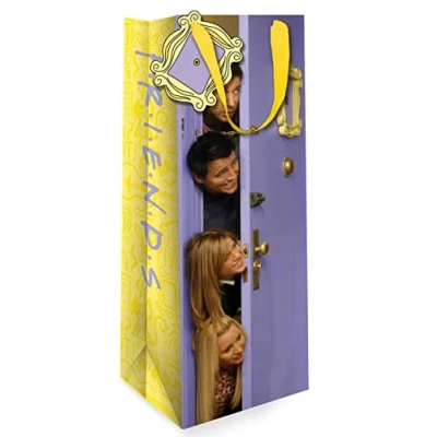 Image of Friend Bottle Gift Bag, Birthday Official Merchandise Bag for Special Occasion, Recyclable Officially Licensed