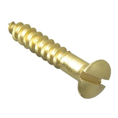 Image of ForgePack Wood Screws Solid Brass 1&quot; x 8 Pack 16