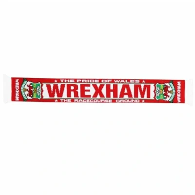 Image of Wrexham Football Fans Souvenir Scarf, Red Dragons Match Day Champions Scarf
