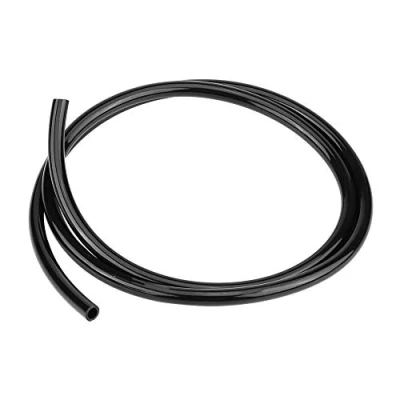 Image of Fuel Line Motorcycle Pipe Motorbike Lines &amp; Hoses Universal Non Braided Rubber Hose Petrol Oil 1m Long Black