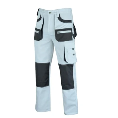 Image of MS9 Mens Painters Decorators Cargo Combat Working Work Trouser Trousers Pants Jeans White
