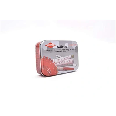 Image of Kleiber 70 Piece Sewing Kit in Tin, Metal, Red