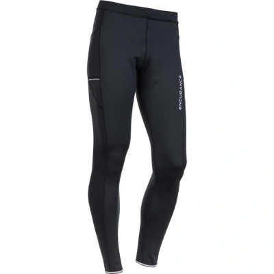 Image of Endurance Energy Windblock Tights XXL Cold Weather Running Gear in Black for Ultimate Comfort and Protection