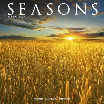 Image of Seasons 2025 Square Wall Calendar Nature