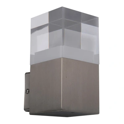 Image of Leah LED Outdoor Modern Wall Lamp Steel Blank 3000K IP44