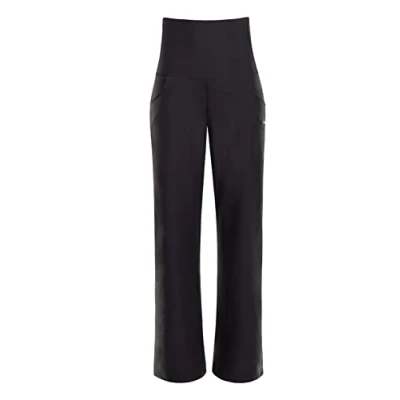 Image of WINSHAPE Women&#039;s Functional Comfort Ankle Length Culottes Cul601c high Waist Leggings, Black, L