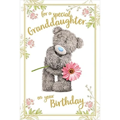 Image of Me to You Special Granddaughter 3D Birthday Card