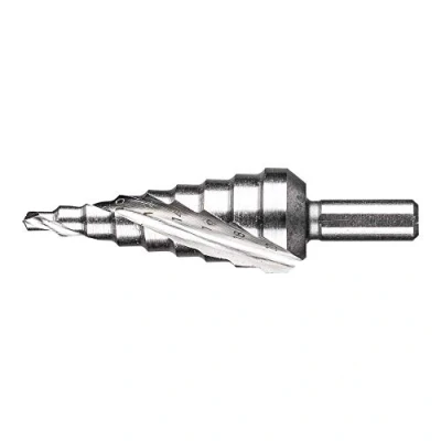 Image of PFERD HSS Step Drill, 9 Steps Diameter 4 20 mm, 3 Surface Shank 8 25201037 for Burr Free Drilling