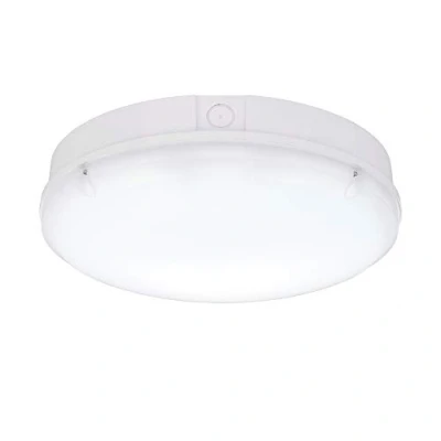 Image of Forca Cct Integrated LED Outdoor Emergency Flush Light Gloss White, Opal IP65