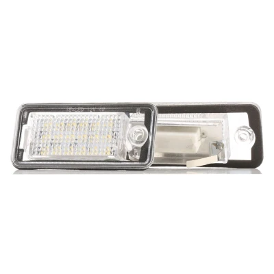 Image of 4H0943021, 4H0943022, 8E0807430A, 8E0807430B, 8E0943021B Number Plate Light TECH CLP012 LED both sides with AUDI: A6 C6 Avant, A4 B7 Avant