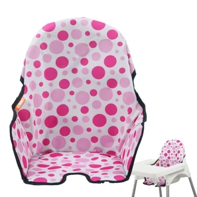 Image of Seat Covers Cushion for Highchair, High Chair Cushion, Oxford Cloth Soft Washable Foldable Baby Highchair Padded Insert Sitting