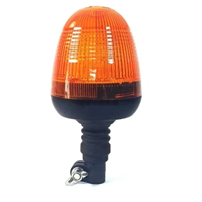 Image of Other 12 24V EMERGENCY LED AMBER FLASHING DIN POLE WARNING RECOVERY LIGHT BEACON TRUCK LORRY E MARKED