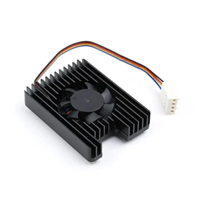 Image of Waveshare Cooling Fan for Raspberry Pi Compute Module 4 CM4, All in one Heatsink, PWM Speed Adjustable, 8000±10% RPM, Low Noise, with Thermal Tapes