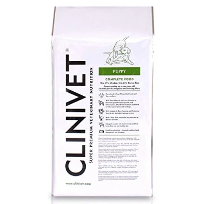 Image of Clinivet Puppy Super Premium Natural Hypoallergenic Complete Dry Dog Food Rich in Protein and Vitamins, 1.5kg