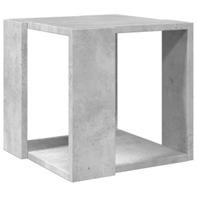 Image of vidaXL Coffee Table with Storage Concrete Grey Engineered Wood Square Accent Side for Living Room/Bedroom
