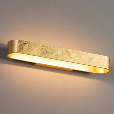 Image of KosiLight LED Gold Oval Aluminum Wall Light 43 cm DRO Gold/Brass 220/230V 50/60Hz IP20 A