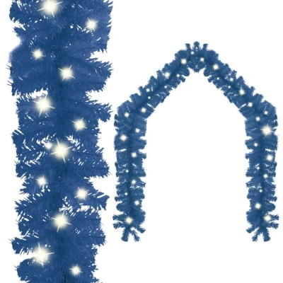Image of vidaXL Christmas Garland with LED Lights 20 m Blue