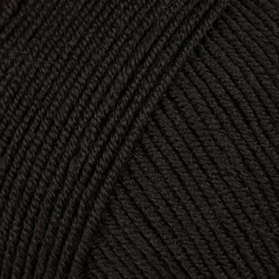 Image of Superwash Merino Wool Yarn Drops Baby Merino, Sport Weight, 5 ply, 1.8 oz 191 Yards, Quantity is per 1 Item (21 Black)