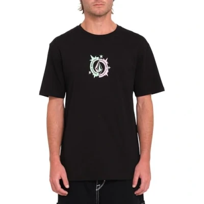 Image of Volcom Realusion Print Tshirt, Men&#039;s, Size: Medium, Black