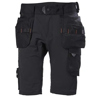 Image of Helly Hansen Workwear Men&#039;s X Denim Shorts, 992 Black, S M UK