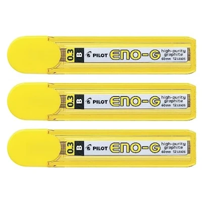 Image of Pilot Set of 6 cases 12 ENO G graphite leads 0.3 mm B