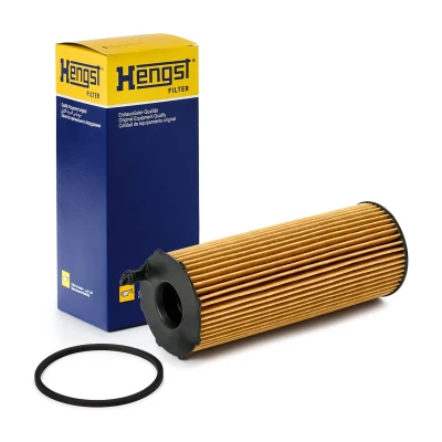 Image of 057002561L, 057115561K, 057115561L Oil Filter HENGST E73H D134 Insert AUDI: A5 B8 Coupe, A4 Avant, Saloon