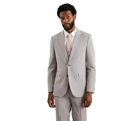 Image of Burton Light Grey Slim Fit Essential Suit Jacket, 42R,