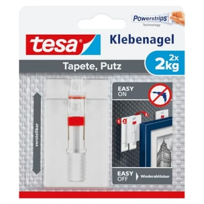 Image of tesa 77777 00000 00 Clavo Adhesivo, 2 kg, Set de Piezas