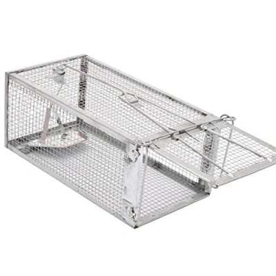 Image of Kensizer Small Animal Humane Live Cage Rat Mouse Mice Chipmunk Rodent Voles Hamsters Trap That Work for Indoor and Outdoor, Catch Release…