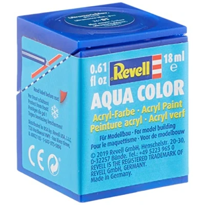 Image of Revell 18ml Aqua Color Acrylic Paint (Ultramarine Blueglossy Finish)