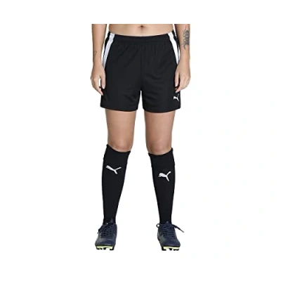 Image of puma Womens Teamliga W Shorts, Black White, S EU