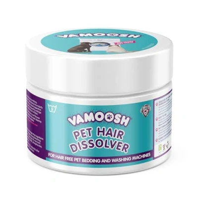 Image of Vamoosh Pet Hair Dissolver 500g Remover for Washing Machines, Removes Odour Dissolves Dog, Cat, Horse, Animal Fur, Cleans Bedding in Machine, Easy to Use, Up 5 Washes
