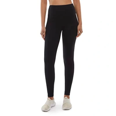 Image of Danskin Women&#039;s Bci Full Length Ankle Leggings, Black Salt, M