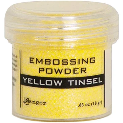Image of RANGER INDUSTRIES Embossing Powder Yell TINSL, Yellow Tinsel, One Size