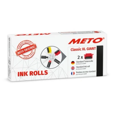 Image of METO inkrolls for The Classic XL Giant Price Gun (for 29x28 mm Labels) 2 Ink Rolls, Black