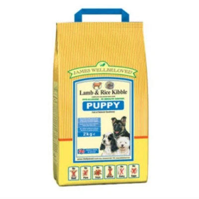 Image of James Wellbeloved Complete Puppy Food with Lamb &amp; Rice 2kg