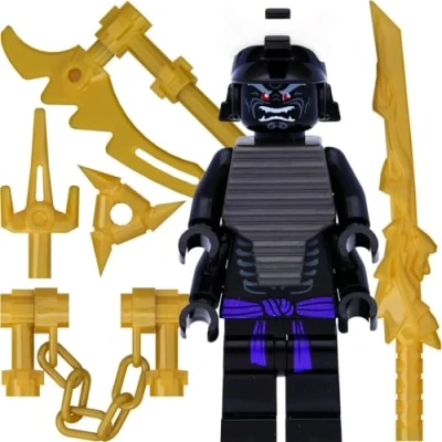 Image of LEGO Ninjago: Lord Garmadon 4 Arms and Gold Weapons
