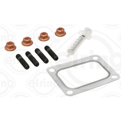 Image of 2992105, 2996384, 2998328, 2998522, 3591880 Mounting Kit, charger ELRING 715.470 with gaskets/seals bolts/screws