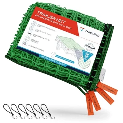 Image of TRIBURG Trailer Net 1.5x2.7M, Rubber, Including 6 Expander Hooks