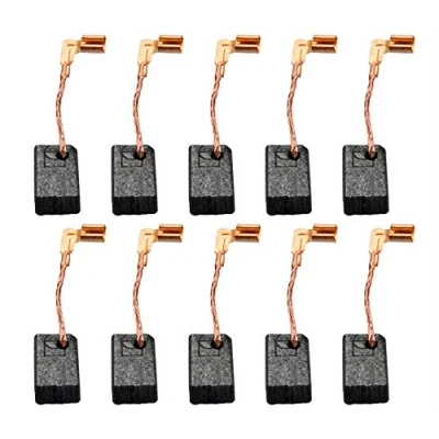 Image of Motor Carbon Brushes, Brush Replacement, Power Tool for Electric Angle Grinder (10Pcs Model No.CB459)