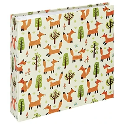 Image of Hama Forest Memo Photo Album, 100 White Pages (50 Sheets) fits 200 Photos in 10x15cm Format, Fox, 00002700