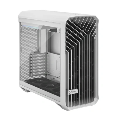 Image of Fractal Design Torrent RGB White E ATX Tempered Glass Window High Airflow Mid Tower Computer Case