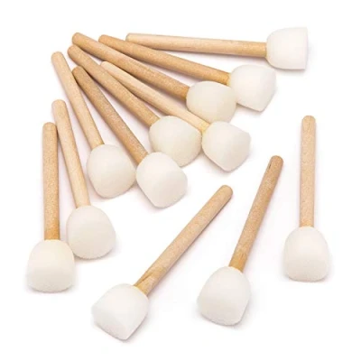 Image of Baker Ross AW590 Mini Sponge Paint Dabbers (Pack of 12), Assorted, S