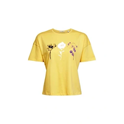 Image of edc by Esprit Women&#039;s 072CC1K310 T Shirt, 750/YELLOW, XXS