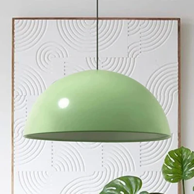 Image of bamyum Pendant Light Dining Table Ø50 cm Mint Green Decorative Living Room Lamp E27 Metal Kitchen Hanging Bedroom Lamps