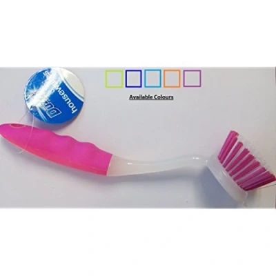 Image of Duzzit Round Head washing Up Dish Brush Assorted Colours