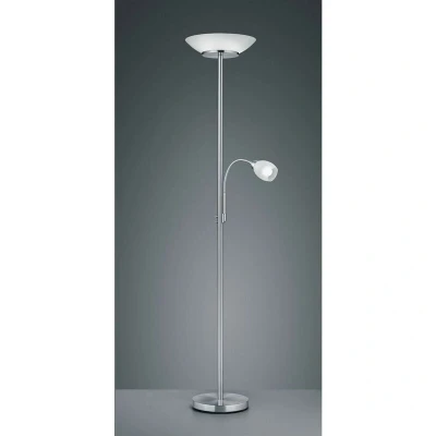 Image of Gerry Modern 2 Light Mother &amp; Child Lamp Nickel Matt UK Stock